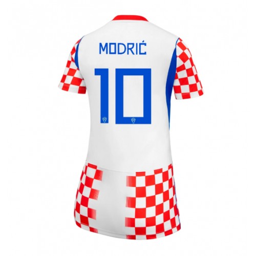 Stroje piłkarskie Chorwacja Luka Modric #10 Koszulka Podstawowej dla damskie MŚ 2026 Krótki Rękaw